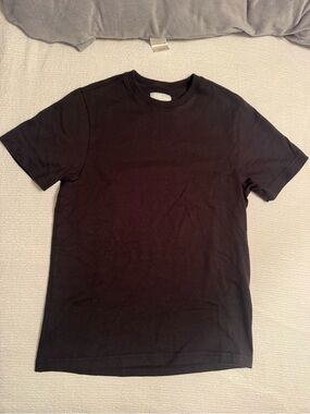 Jason Wu Black Short Sleeve Crew Tee